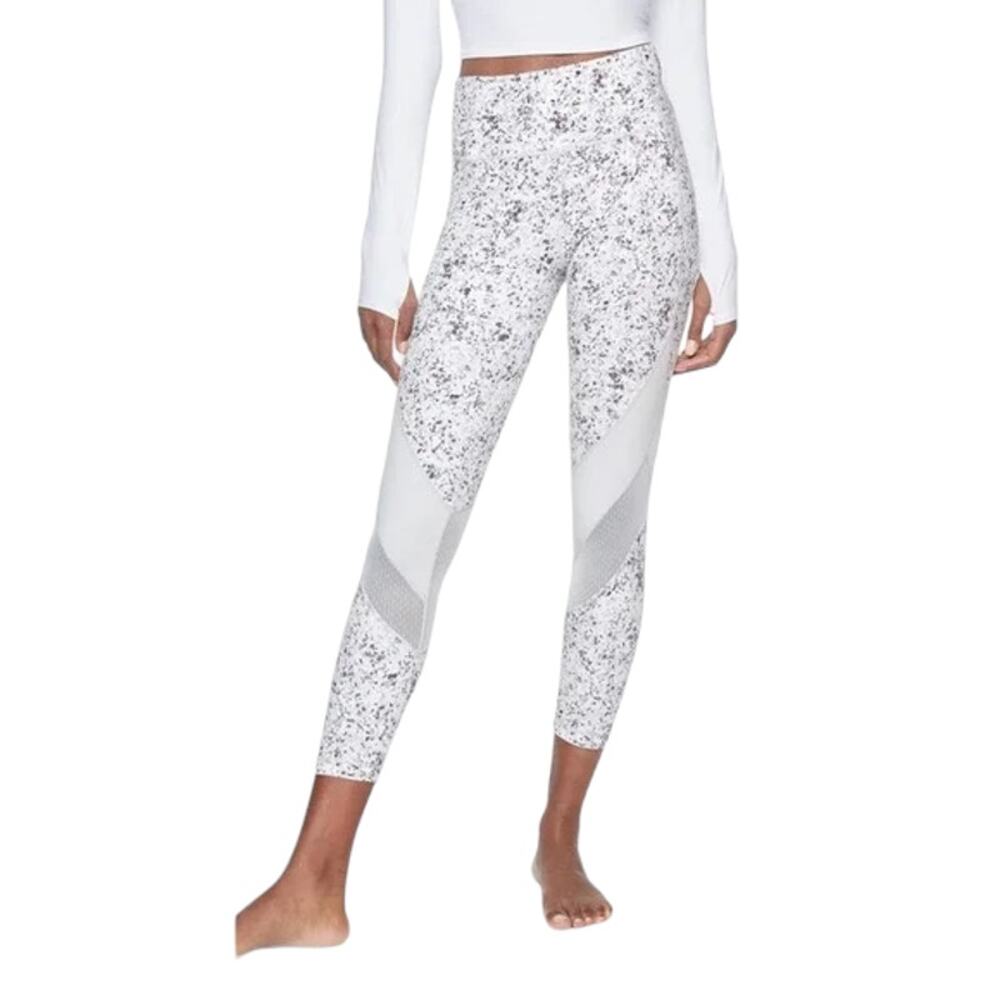Athleta Sandstone Salutation 7/8 Length Workout Butter Soft Leggings Size XL
